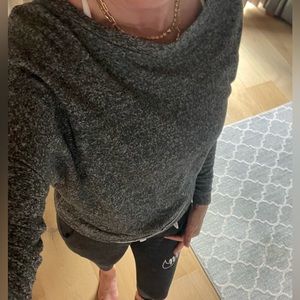 Tilly’s brand cutout sweatshirt